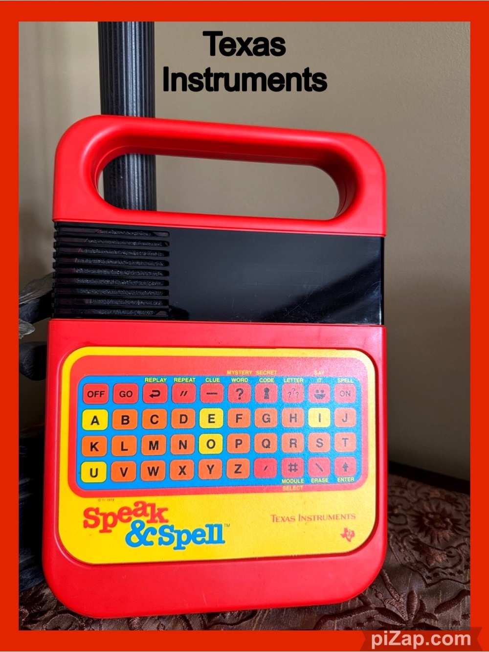 Texas Instruments Vintage Speak & Spell Kids Learning Toy - Red
